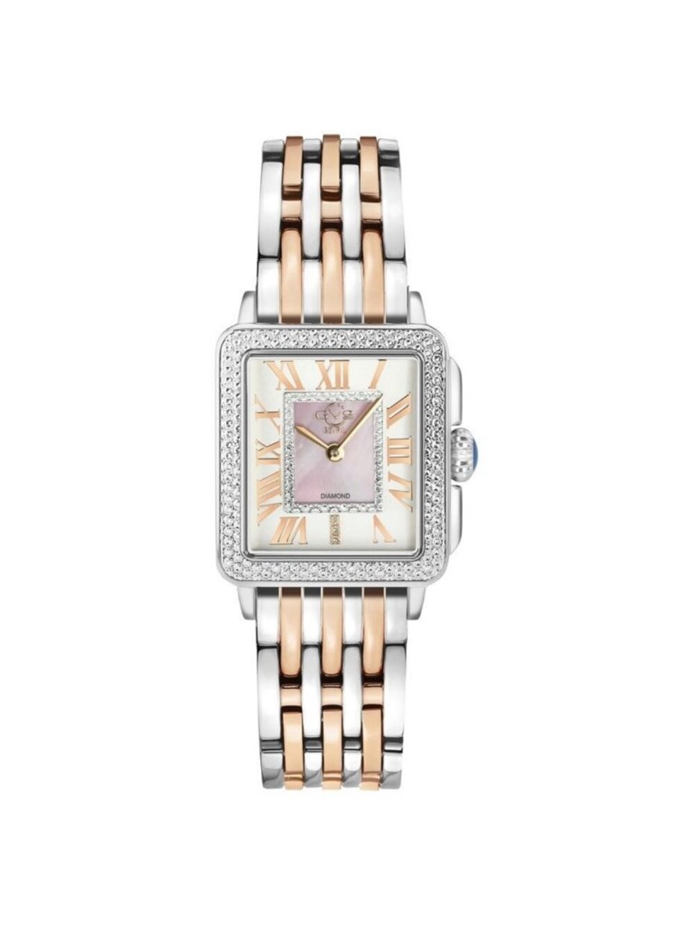 NWT Gv2 By Gevril Padova Quartz Diamond White Dial Ladies Watch